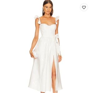 V. Chapman Vera Bustier Midi Dress